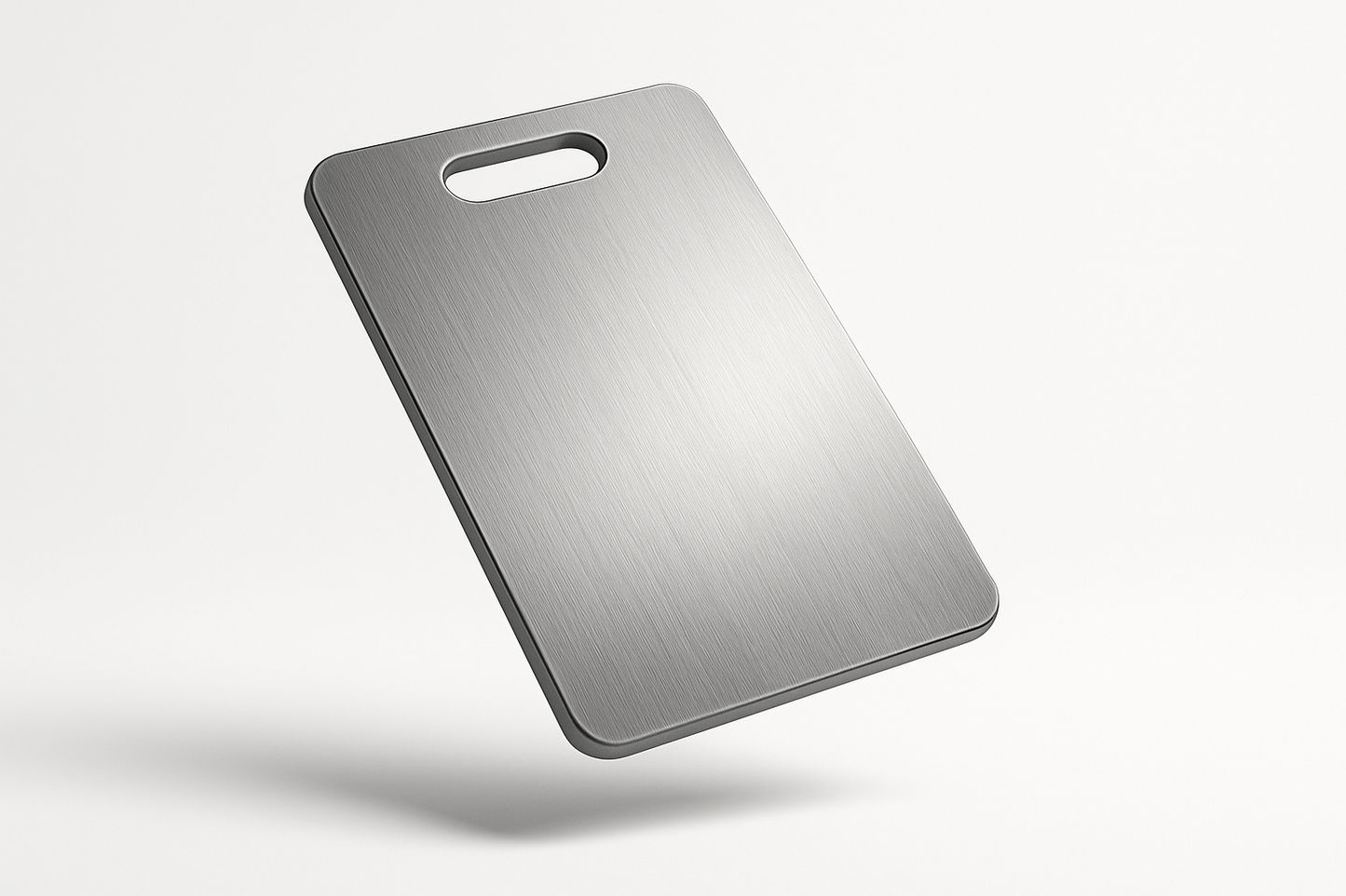 a floating titanium cutting board